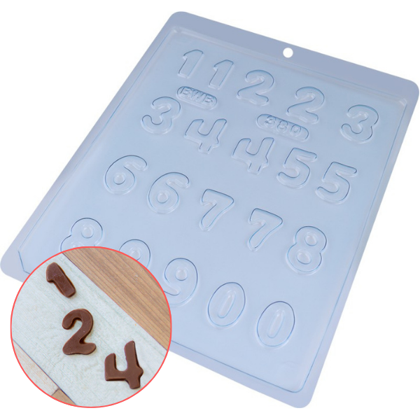 FORMA ACETATO SIMPLES NUMEROS PEQUENO UN BWB