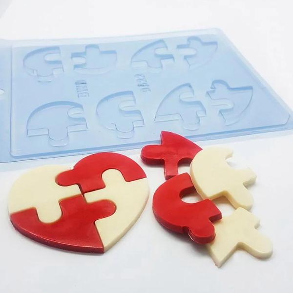 FORMA ACETATO SIMPLES QUEBRA CABECA CORACAO UN BWB