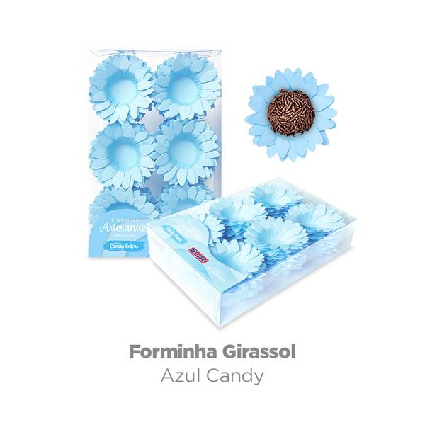 FORMA ESPECIAL GIRASSOL CANDY AZUL 40UN PLAC
