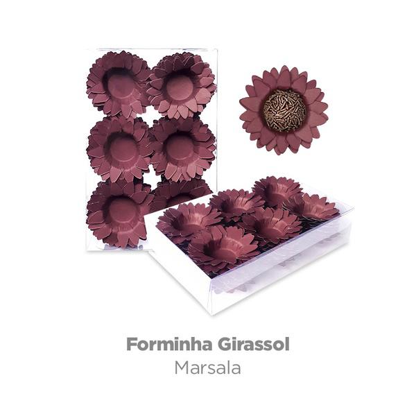 FORMA ESPECIAL GIRASSOL MARSALA 40UN PLAC