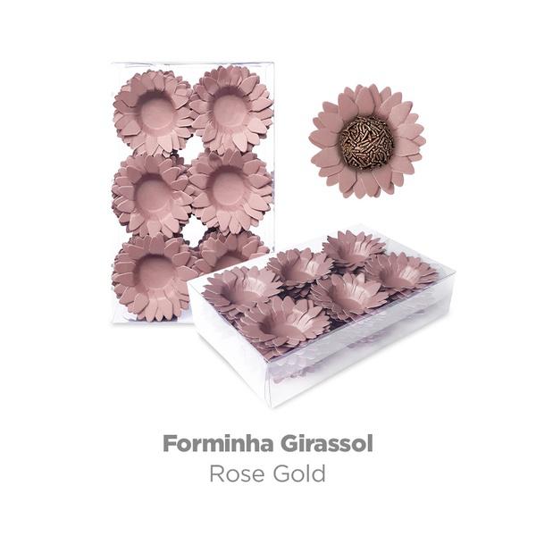 FORMA ESPECIAL GIRASSOL ROSE GOLD 40UN PLAC