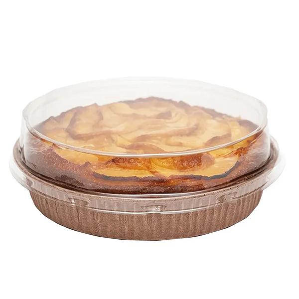 FORMA MARROM TORTA PIE COM TAMPA 160X30 5UN ULTRAFEST
