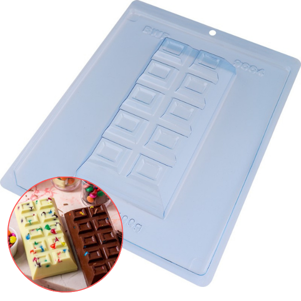 FORMA SILICONE BARRA CHOCOLATE ESPECIAL UN BWB