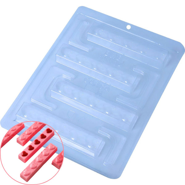 FORMA SILICONE BARRINHA DO AMOR UN BWB
