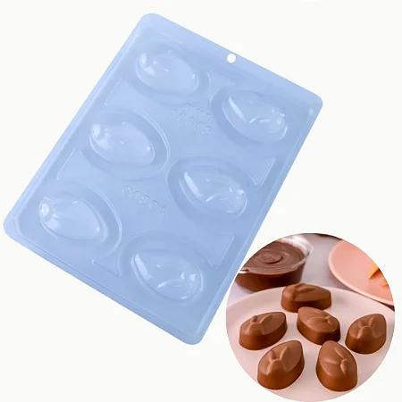 FORMA SILICONE BOMBOM OVO COELHO UN BWB