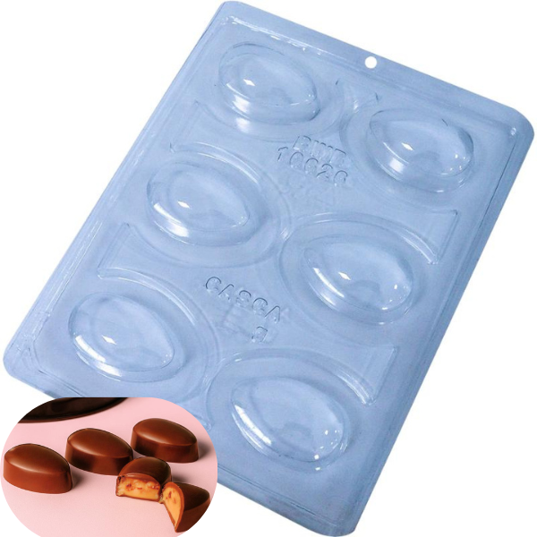 FORMA SILICONE BOMBOM OVO LISO UN BWB