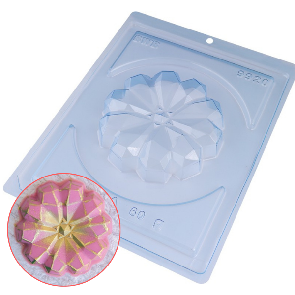 FORMA SILICONE CORACOES LAPIDADOS UN BWB