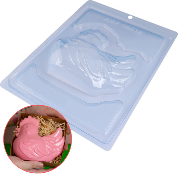 FORMA SILICONE GALINHA UN BWB