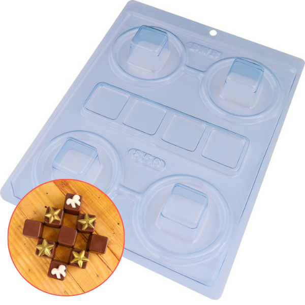FORMA SILICONE MINI CAIXA QUADRADA UN BWB