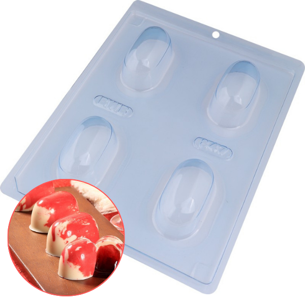 FORMA SILICONE MINI TRUFA ALONGADA UN BWB