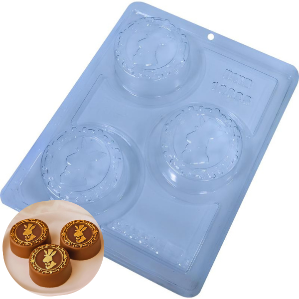 FORMA SILICONE PAO DE MEL CLASSICO DO COELHO UN BWB