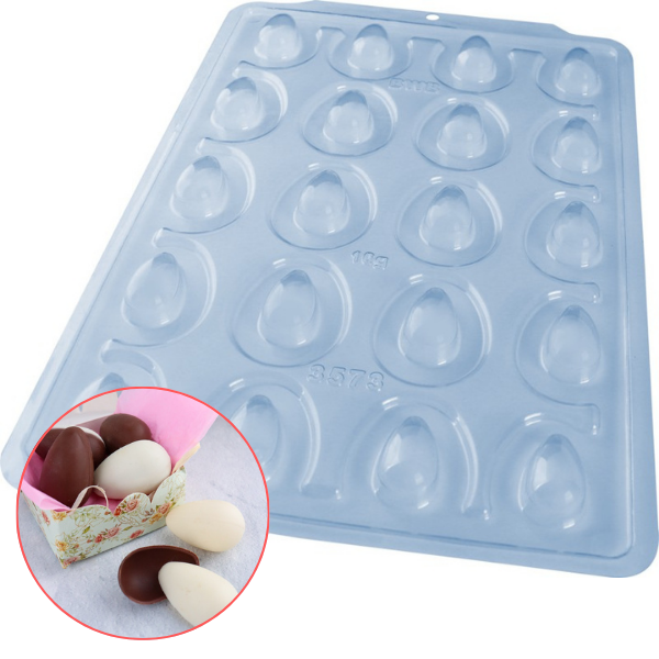 FORMA SILICONE SEMI PROFISSIONAL OVO LISO 10G UN BWB
