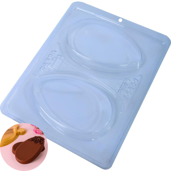 FORMA SILICONE TABLETE OVO LISO UN BWB
