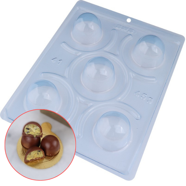 FORMA SILICONE TRUFA PEQUENA ESPECIAL 45G UN BWB