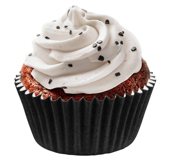 FORMINHA CUPCAKE COLORS PRETO 45UN REGINA