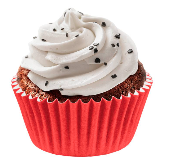 FORMINHA CUPCAKE COLORS VERMELHO 45UN REGINA