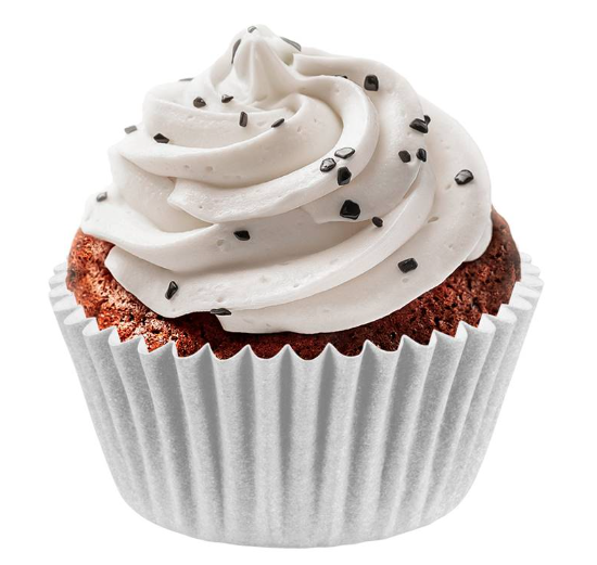 FORMINHA MINI CUPCAKE BRANCO 45UN REGINA