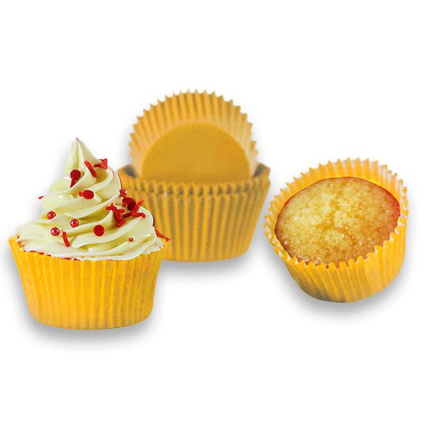 FORMINHA PARA CUPCAKE AMARELO 45UN FLIP