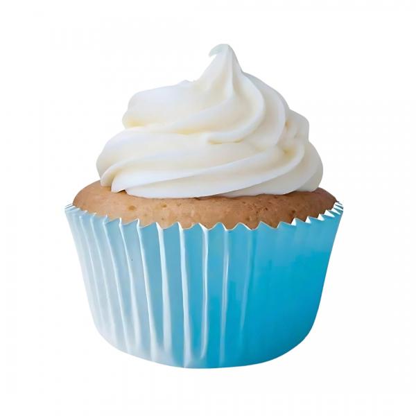 FORMINHA PARA CUPCAKE AZUL CLARO 45UN FLIP