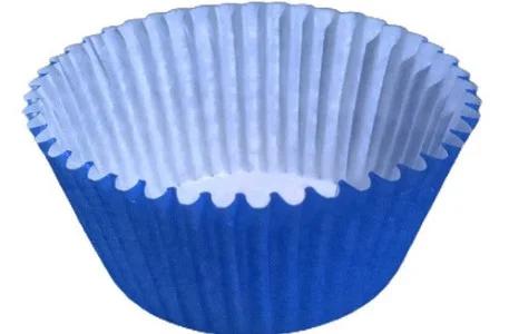 FORMINHA PARA CUPCAKE AZUL ESCURO 45UN FLIP