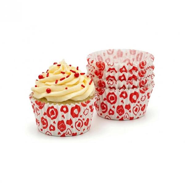 FORMINHA PARA CUPCAKE CORACAO 45UN FLIP