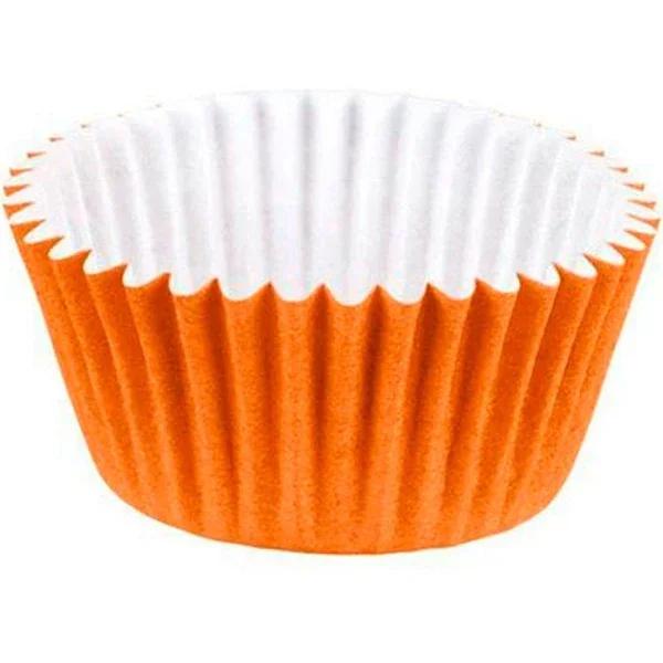 FORMINHA PARA CUPCAKE LARANJA 45UN FLIP