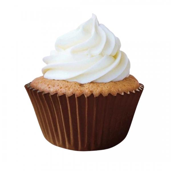FORMINHA PARA CUPCAKE MARROM 45UN FLIP