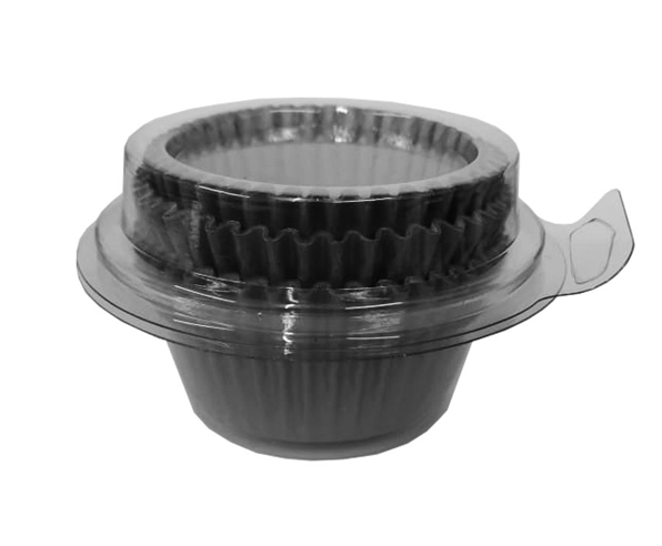 FORMINHA PARA CUPCAKE PRETO 45UN FLIP