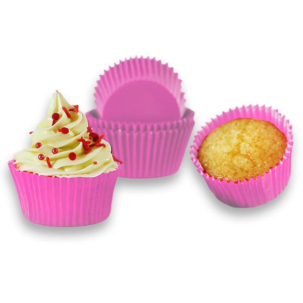 FORMINHA PARA CUPCAKE ROSA 45UN FLIP