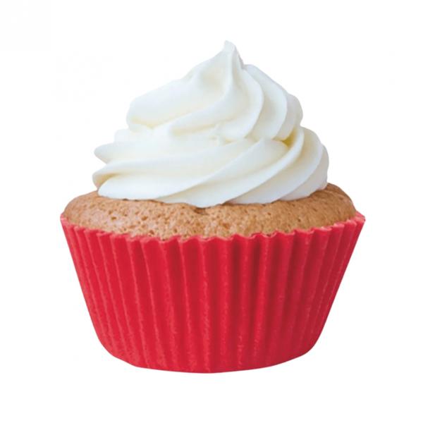 FORMINHA PARA CUPCAKE VERMELHO 45UN FLIP