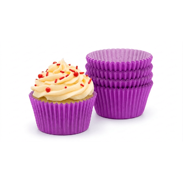 FORMINHA PARA MINI CUPCAKE LILAS 45UN FLIP