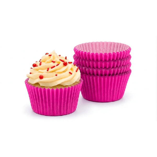 FORMINHA PARA MINI CUPCAKE PINK 45UN FLIP