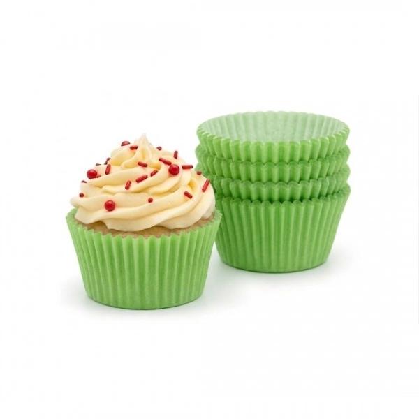 FORMINHA PARA MINI CUPCAKE VERDE CLARO 45UN FLIP