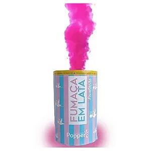 FUMACA EM LATA CHA REVELACAO BABY ROSA UN POPPER
