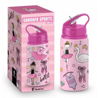 GARRAFA SPORTS 350ML ALUMINIO BAILARINA UN