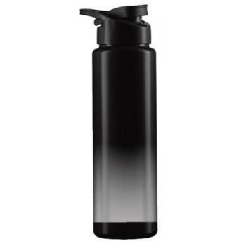 GARRAFA SQUEEZE 750ML DEGRADE PRETO/CINZA UN PLASUTIL