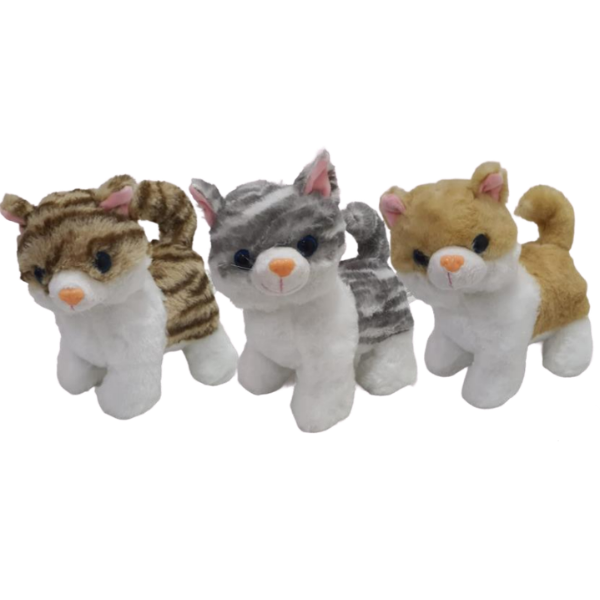 GATO DE PELUCIA 25CM REF.CH2343 UN SUNN TOYS