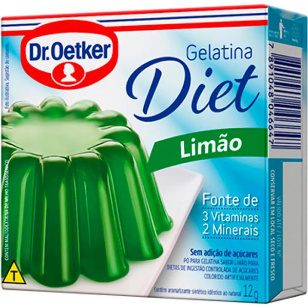GELATINA DIET LIMAO 12G OETKER