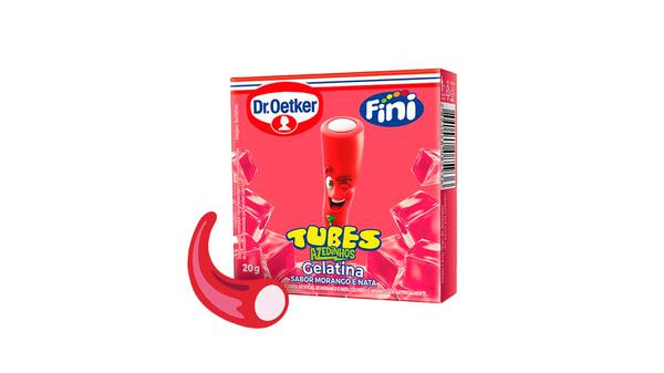 GELATINA TUBES AZEDINHO FINI 20G DR.OETKER