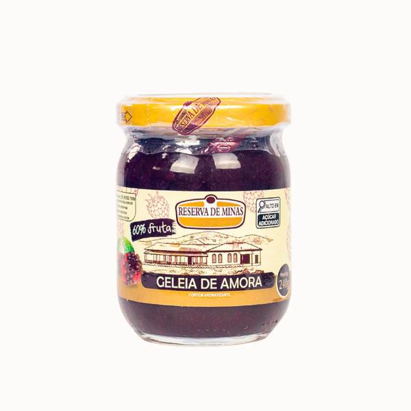 GELEIA DE AMORA 240G VIDRO RESERVA DE MINAS