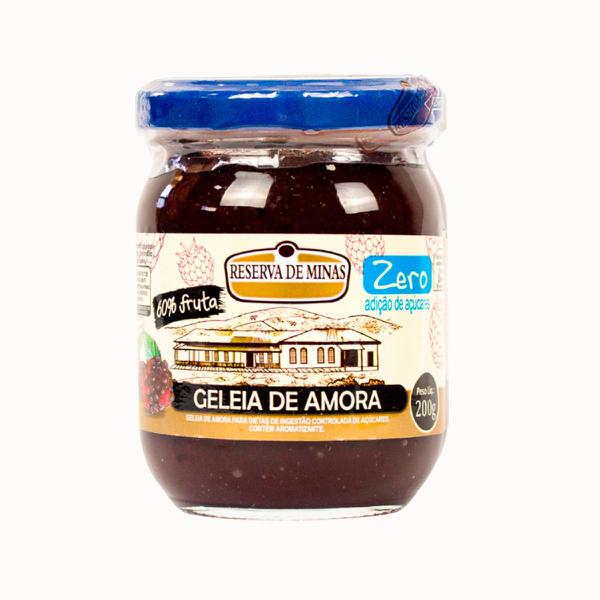GELEIA DE AMORA ZERO 200G VIDRO RESERVA DE MINAS