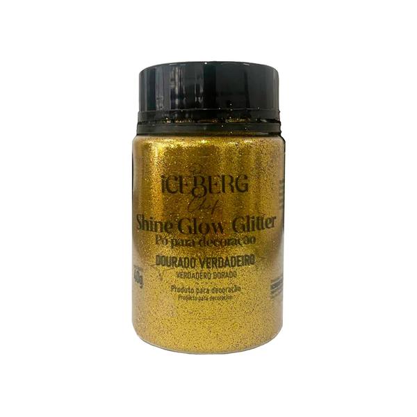 GLITTER GLOW DOURADO VERDADEIRO 40G ICEBERG