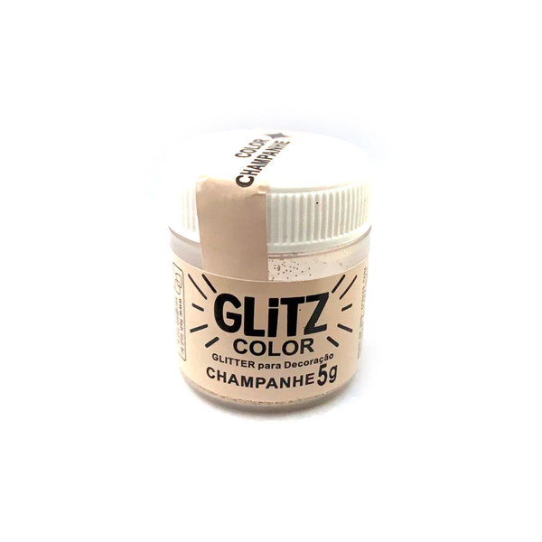 GLITTER PARA DECORACAO CHAMPAGNE 5G FAB!