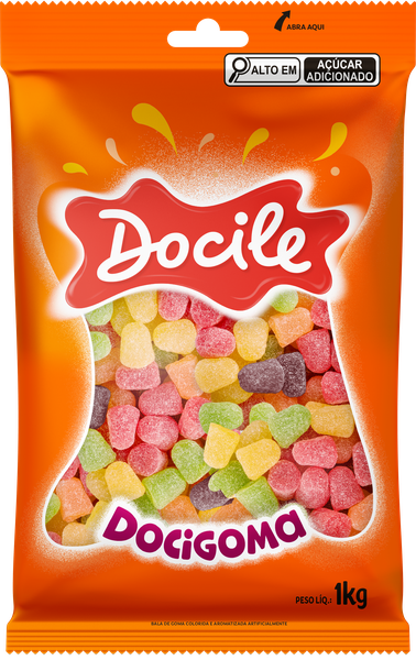 GOMA SINO SORTIDA 1KG DOCILE 8240