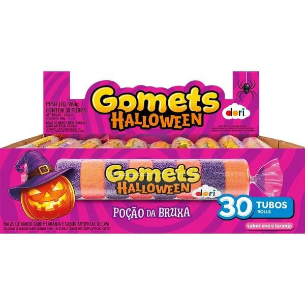 GOMA TUBO GOMETS HALLOWEEN 960G 30UN DORI