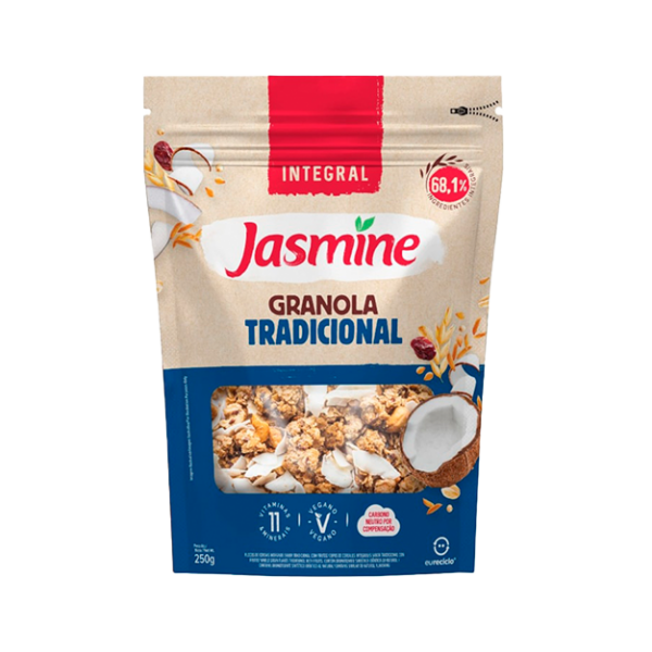 GRANOLA INTEGRAL TRADICIONAL 250G JASMINE