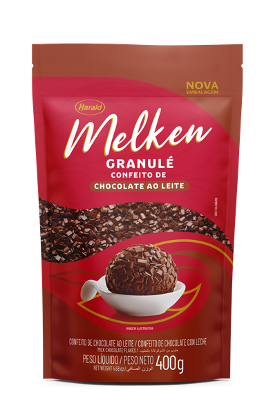 GRANULADO MELKEN GRANULE CHOCOLATE AO LEITE 400G HARALD