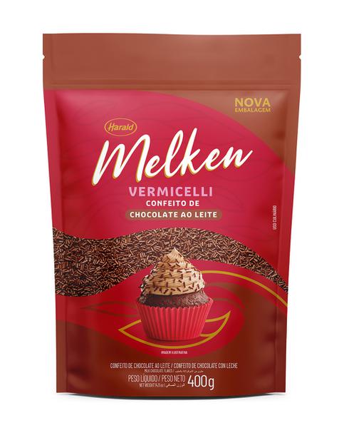 GRANULADO MELKEN VERMICELLI CHOCOLATE AO LEITE 400G HARALD