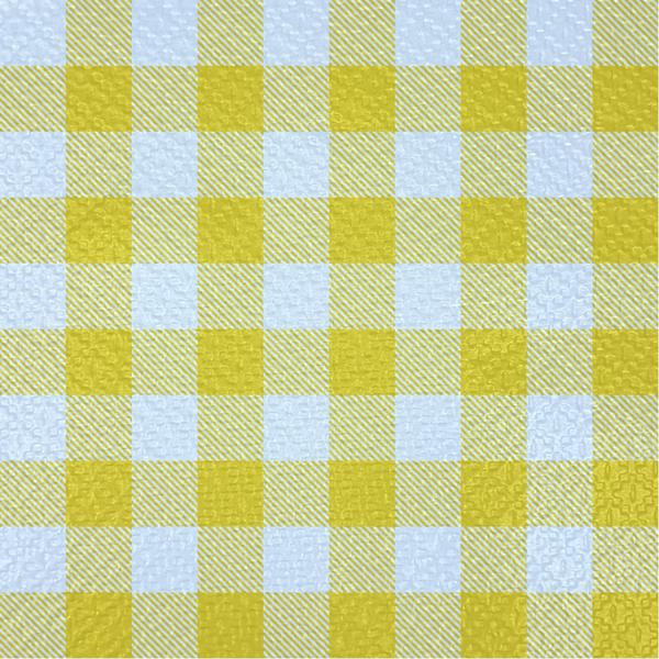 GUARDANAPO 20X21 XADREZ AMARELO 50UN FLIP