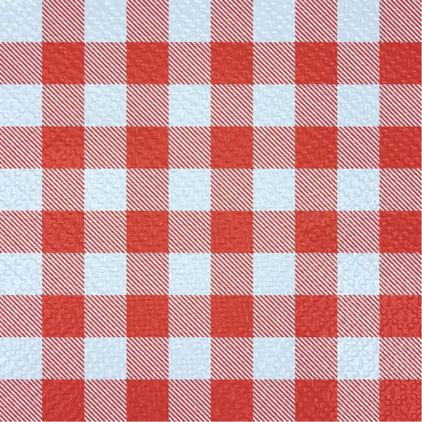 GUARDANAPO 20X21 XADREZ VERMELHO 50UN FLIP